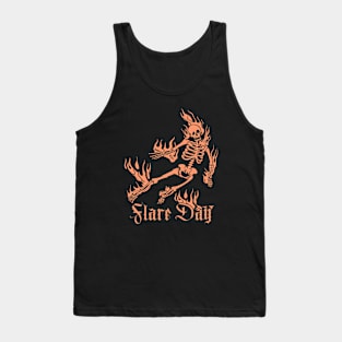 Flare Day Shirt, Chronic Pain shirt, Skeleton Multiple Sclerosis CRPS Ehlers Danlos Syndrome EDS Lupus MS Spoonie Tank Top